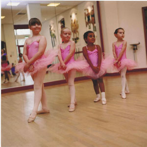 A young ballet group